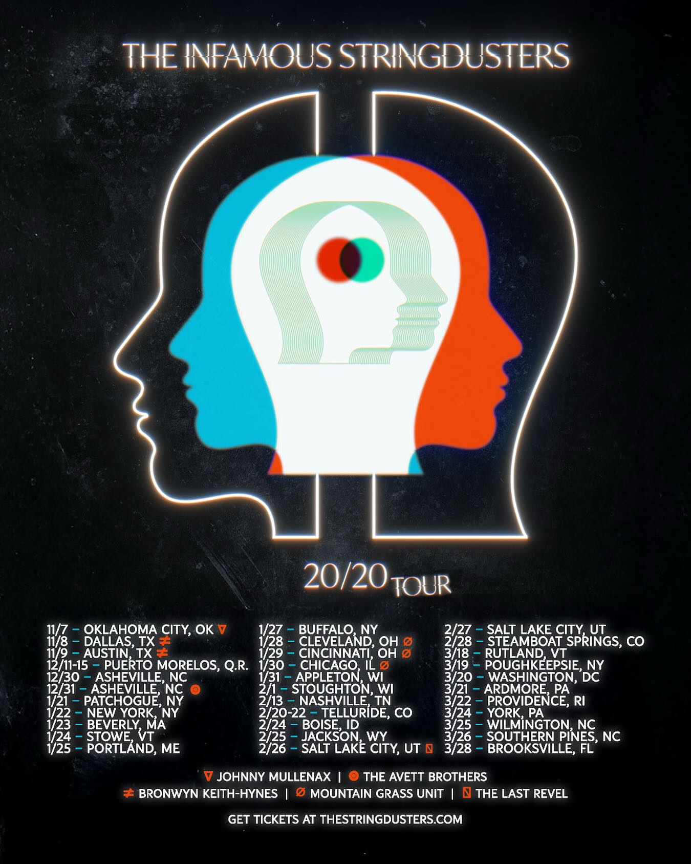 The Infamous Stringdusters Tour Poster 2026